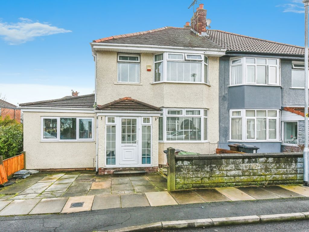 4 bed semidetached house for sale in Granville Avenue, Liverpool
