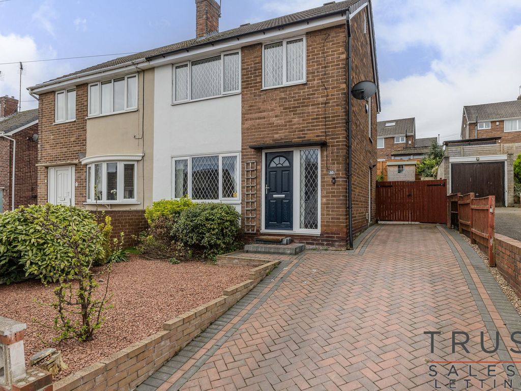 3 bed semidetached house for sale in Northfield Drive, Pontefract WF8