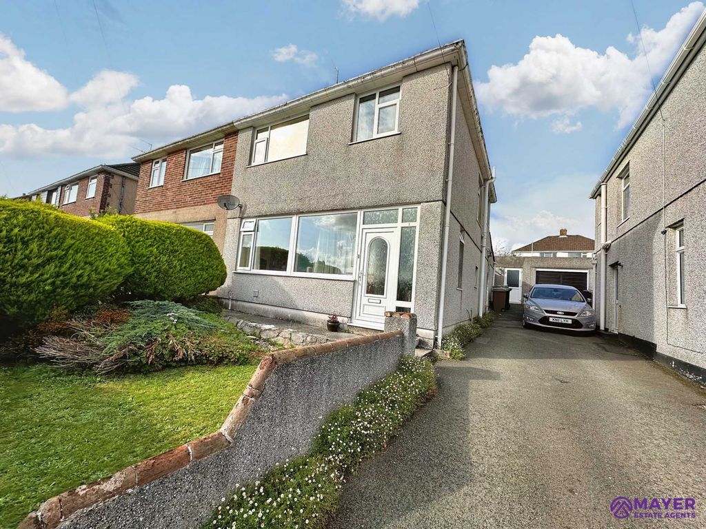 3 bed semidetached house for sale in Litchaton Crescent, Plympton PL7