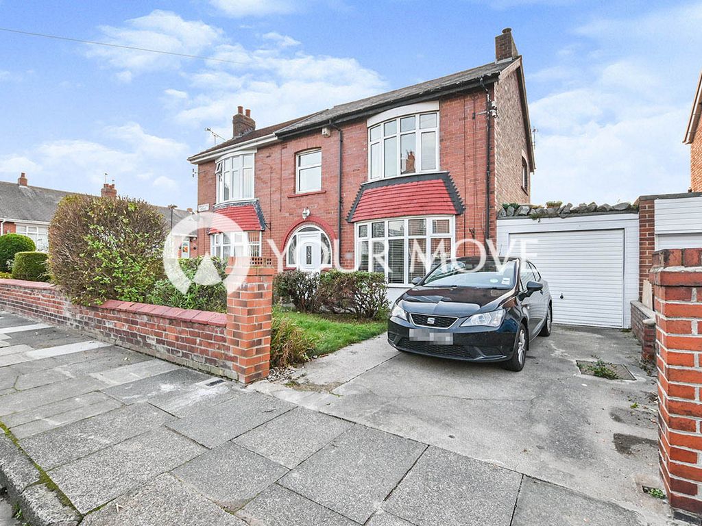 2 bed semidetached house for sale in Brighton Grove, North Shields