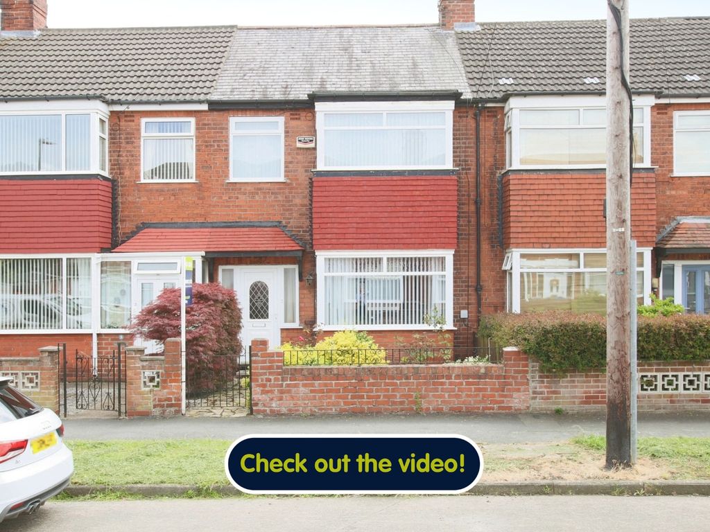 3 bed terraced house for sale in Bernadette Avenue, Hull HU4, £175,000