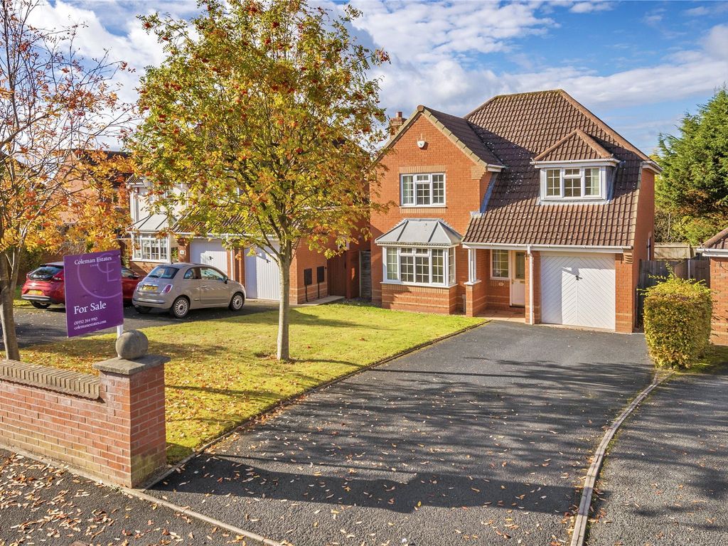 4 bed detached house for sale in Hereford Drive, Priorslee, Telford