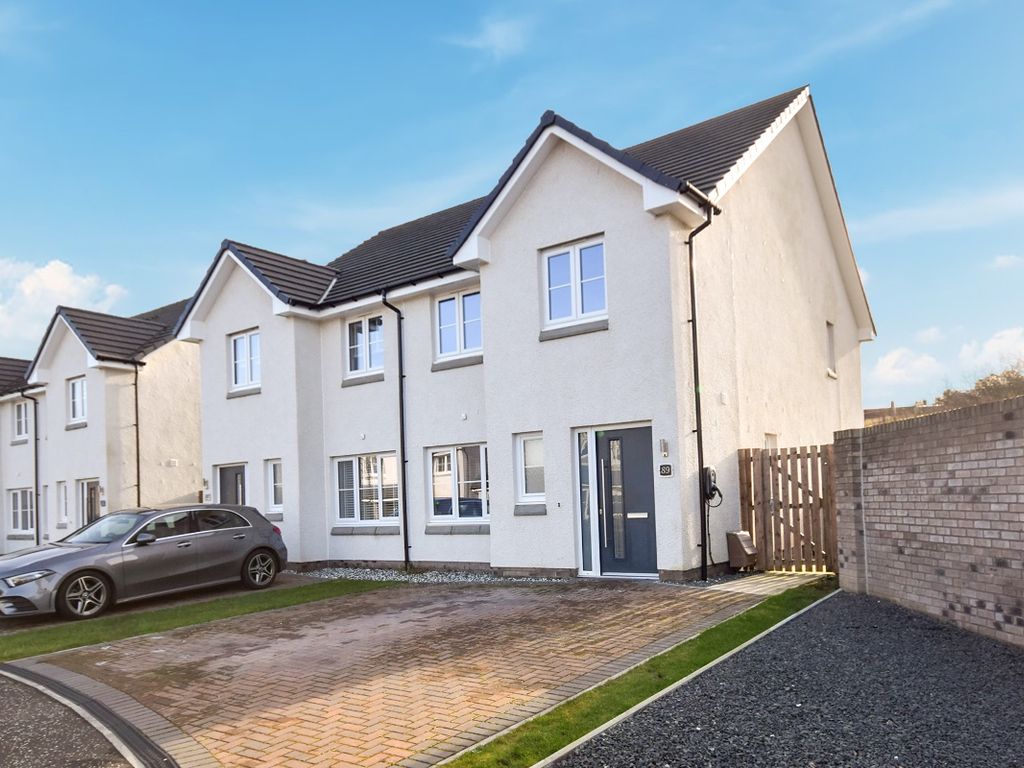 3 bed semidetached house for sale in Clare Crescent, Larkhall ML9, £