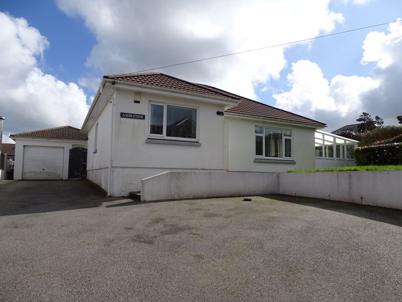 3 bed detached bungalow for sale in Trewirgie Hill, Redruth TR15, £