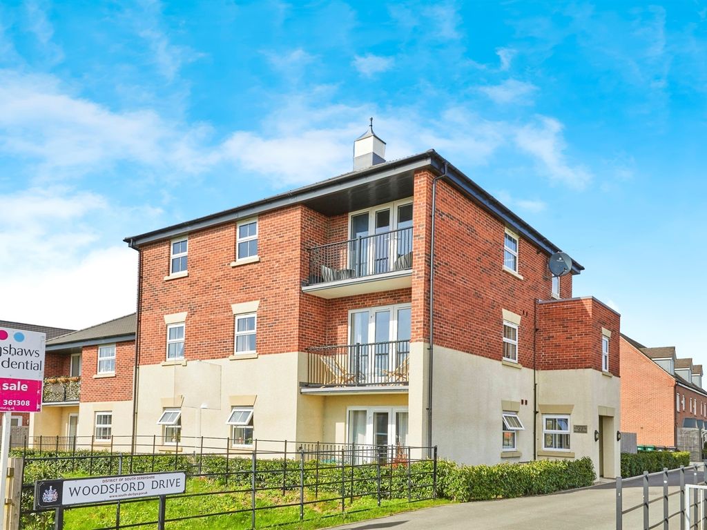 2 bed flat for sale in Woodsford Drive, Boulton Moor, Derby DE24, £