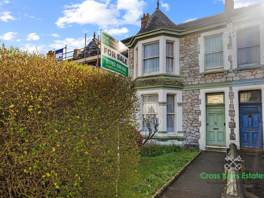 5 bed terraced house for sale in Milehouse Road, Stoke, Plymouth PL3, £