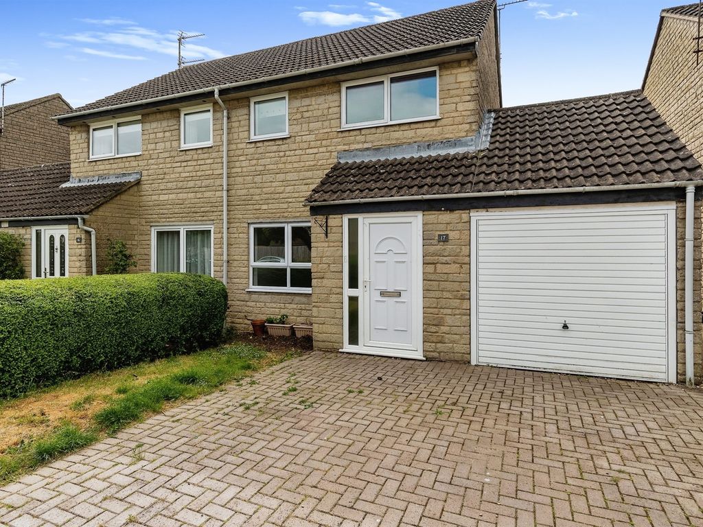 3 bed semidetached house for sale in The Close, Kington St. Michael
