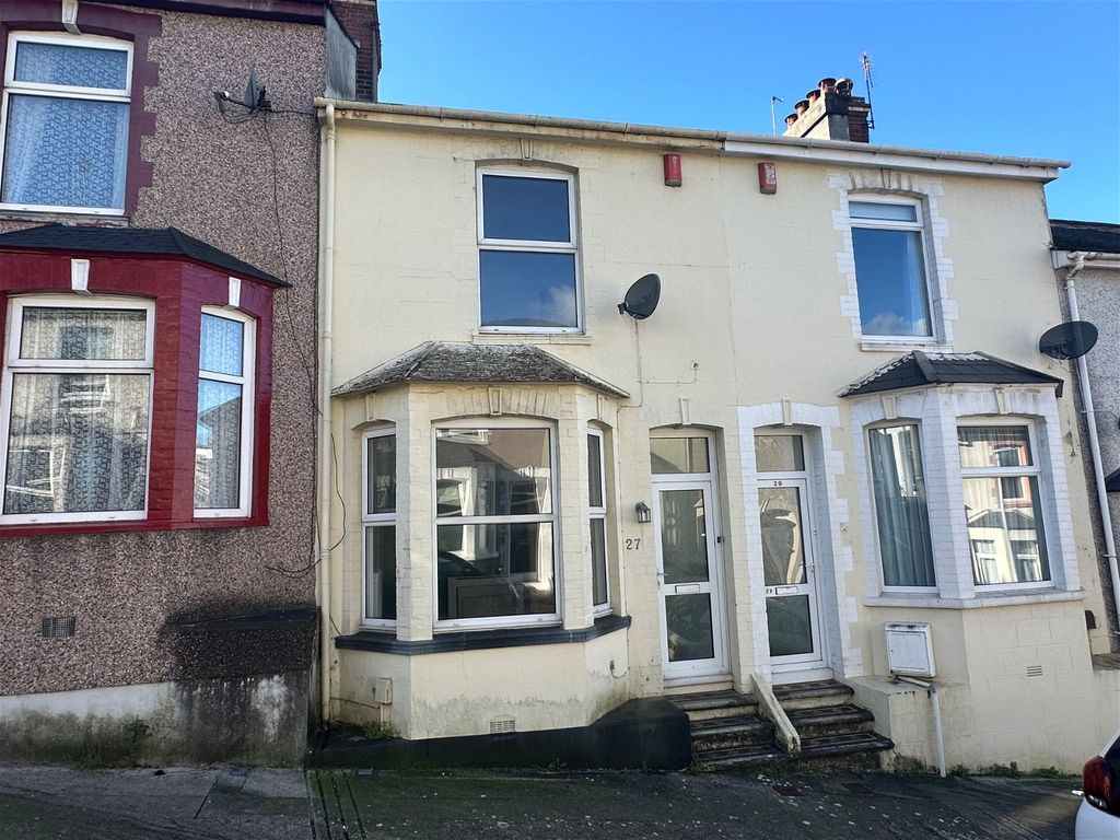 2 bed terraced house for sale in Balmoral Avenue, Plymouth PL2, £