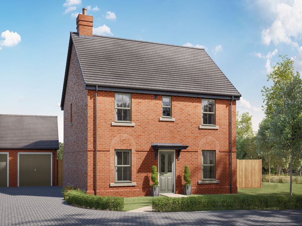 New home, 4 bed detached house for sale in "The Kingsbury Corner" at