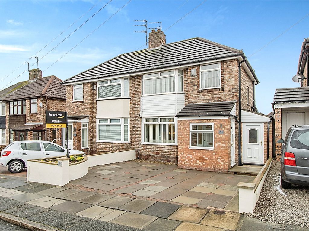 3 bed semidetached house for sale in Burford Road, Liverpool