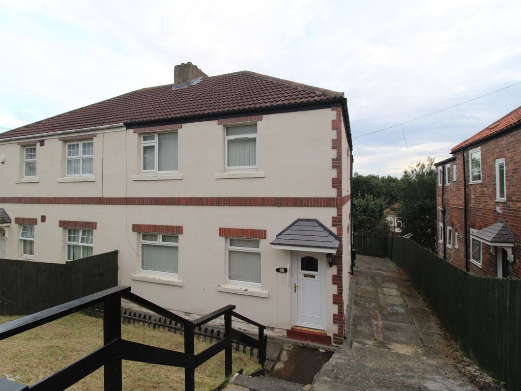 3 bed semidetached house for sale in Bilbrough Gardens, Newcastle Upon