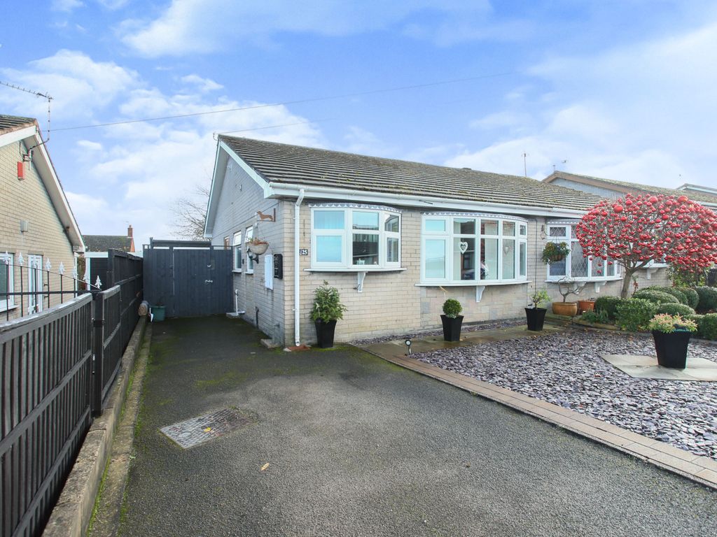 2 bed semidetached bungalow for sale in Pear Tree Road, Bignall End