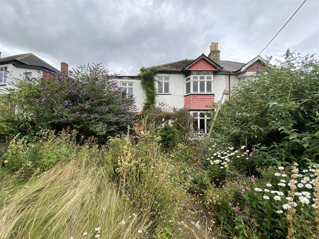 4 bed semidetached house for sale in Liskey Hill, Perranporth TR6, £