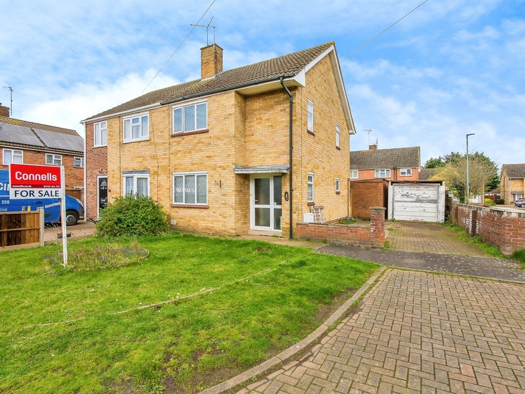 2 bed semidetached house for sale in Boswell Close, Peterborough PE1
