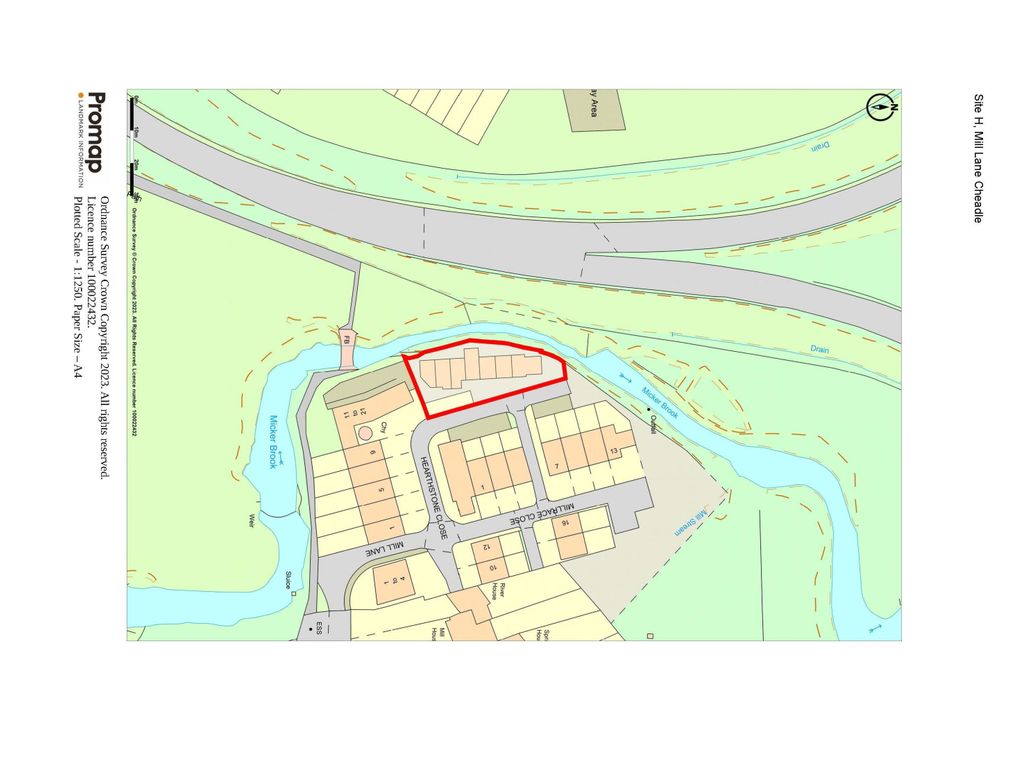 Land for sale in Site H, Mill Lane, Cheadle, Cheshire SK8, £500,000 Zoopla