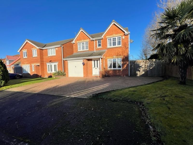 4 bed detached house for sale in Edinburgh Drive, Bedlington NE22, £