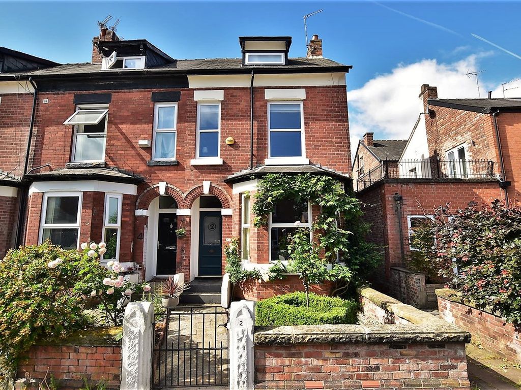 4 bed end terrace house for sale in Walsingham Avenue, West Didsbury