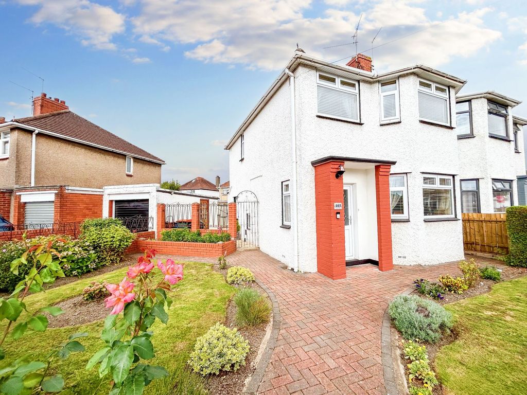 3 bed semidetached house for sale in Liswerry Road, Newport NP19, £