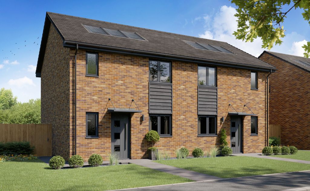 New home, 3 bed terraced house for sale in Temple Drive, Kirkliston