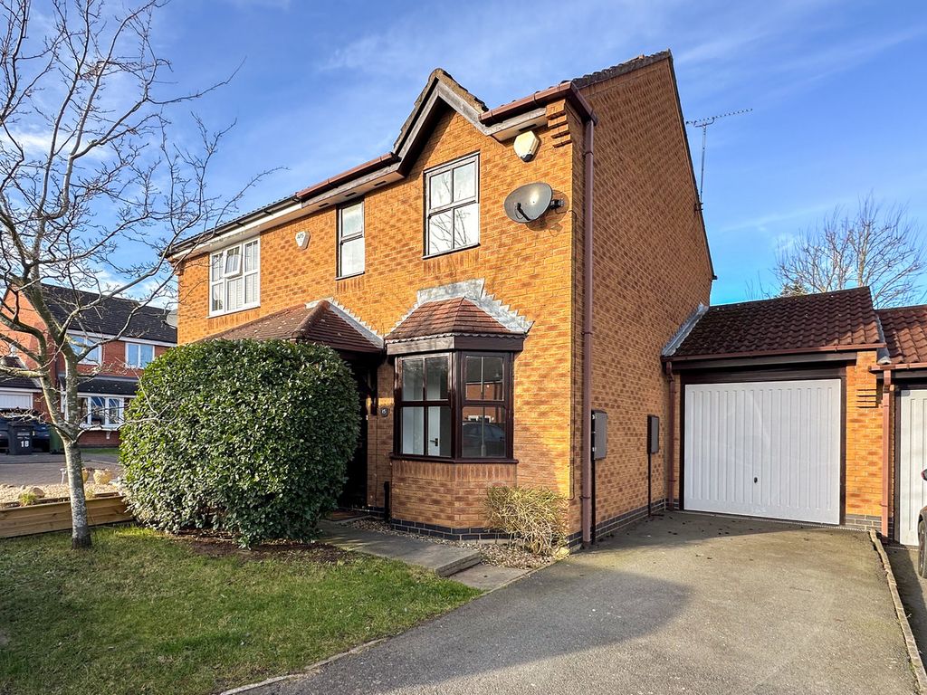 2 bed semidetached house for sale in Heron Close, Mountsorrel LE12, £