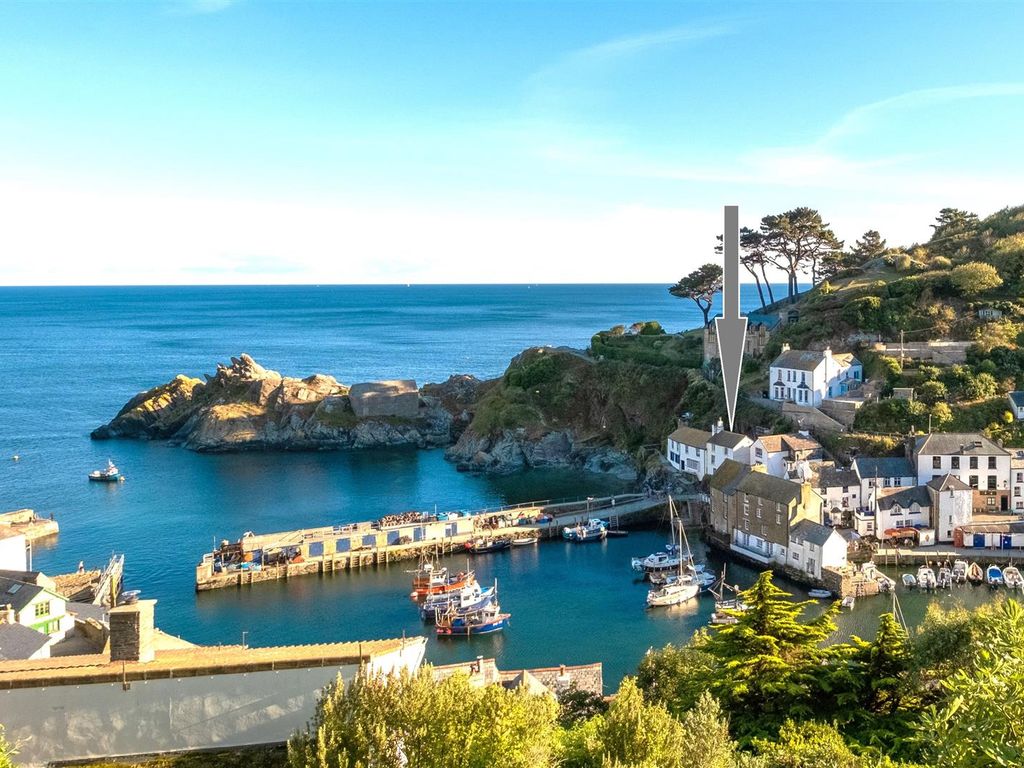 3 bed semidetached house for sale in Quay Road, Polperro, Looe PL13, £