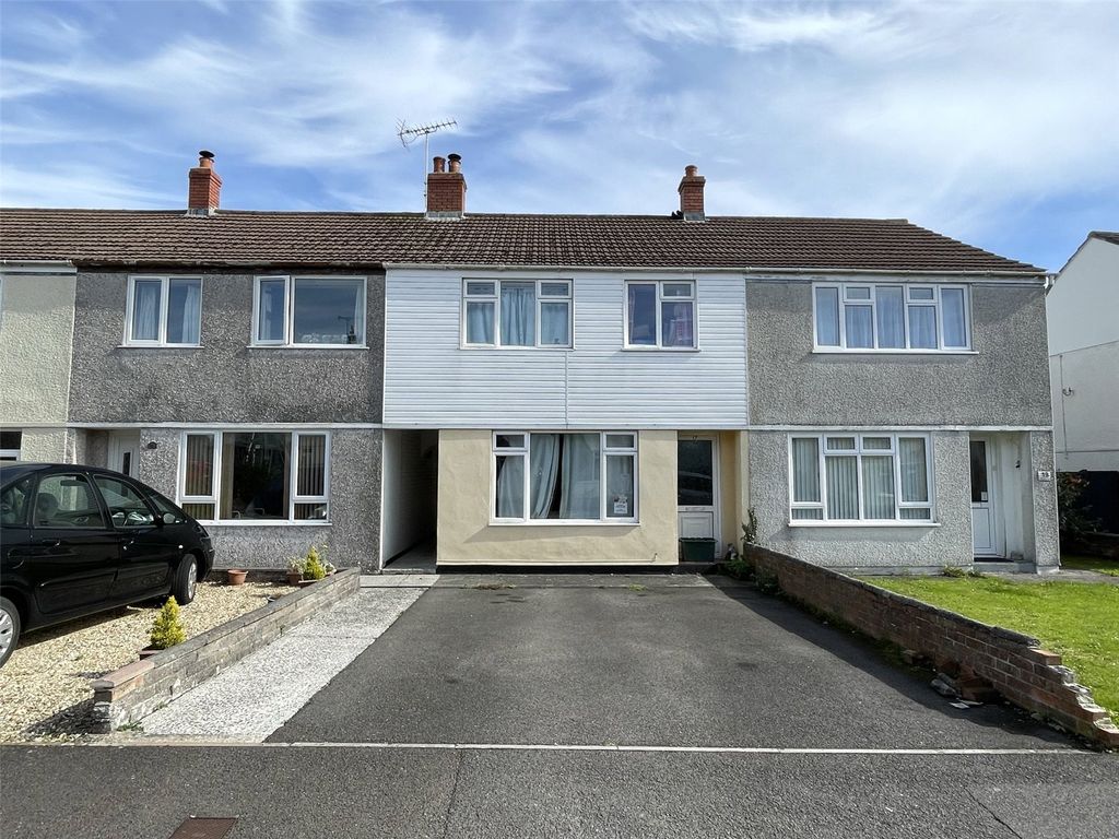 3 bed terraced house for sale in Stanhope Close, Holsworthy, Devon EX22