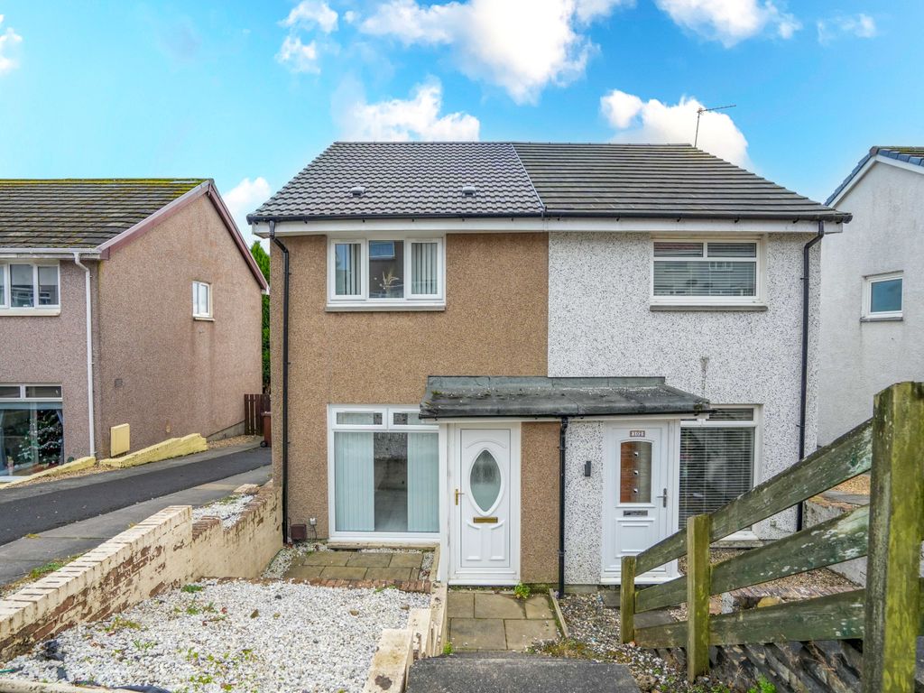 2 bed semidetached house for sale in Currieside Avenue, Shotts ML7, £