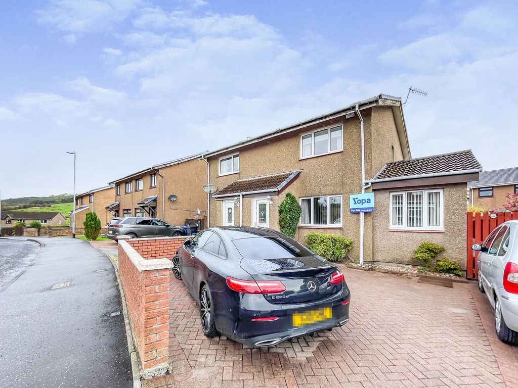 2 bed semidetached house for sale in Drumillan Hill, Greenock PA16, £