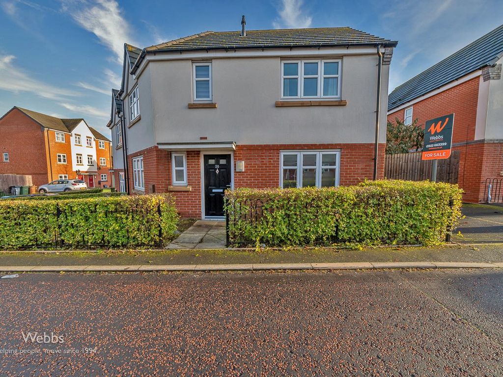 3 bed semidetached house for sale in Tennyson Road, Walsall WS3, £