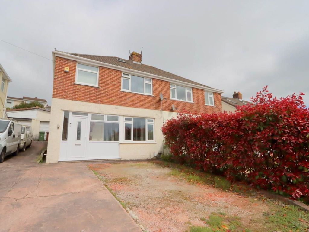 3 bed semidetached house for sale in Crossway, Plymouth PL7, £315,000