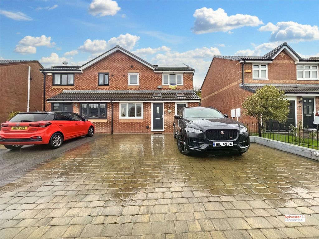 3 bed semidetached house for sale in Sheridan Drive, Stanley DH9, £