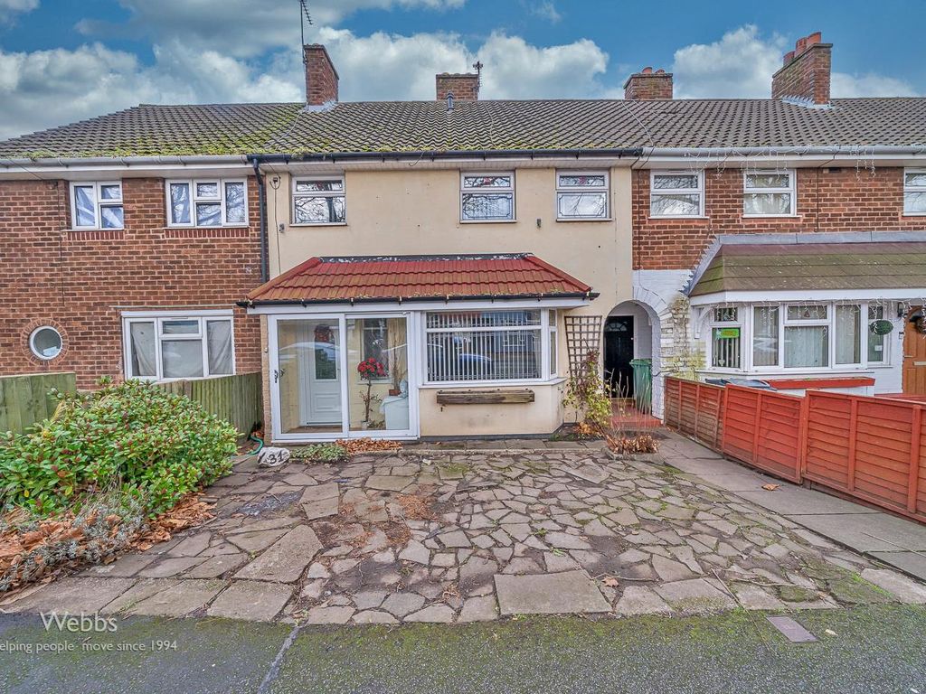 3 bed terraced house for sale in Bloxwich Lane, Walsall WS2, £140,000