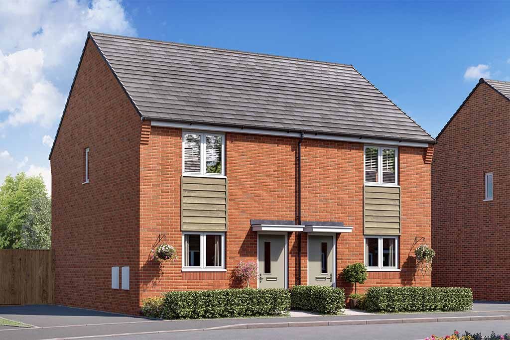 New home, 2 bed property for sale in "The Halstead" at Ashorne Close