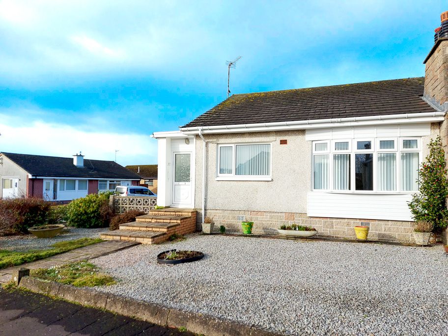 2 bed semidetached bungalow for sale in Kyle Crescent, Troon KA10, £