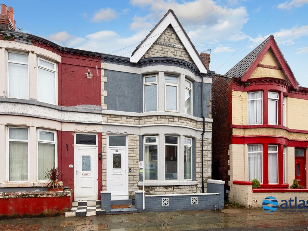 3 bed terraced house for sale in Rathbone Road, Wavertree L15, £180,000