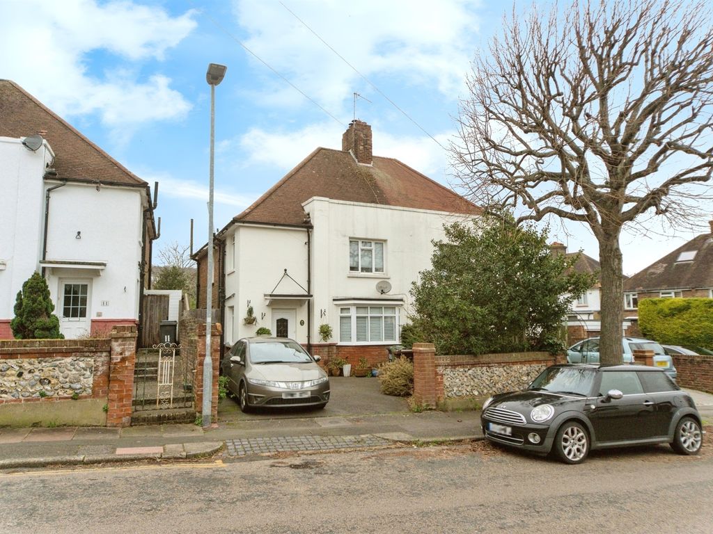 3 bed semidetached house for sale in Chamberlain Road, Eastbourne BN21