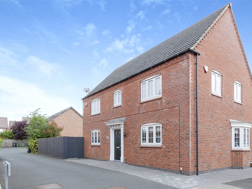 4 bed detached house for sale in Hallaton Drive, Syston, Leicester