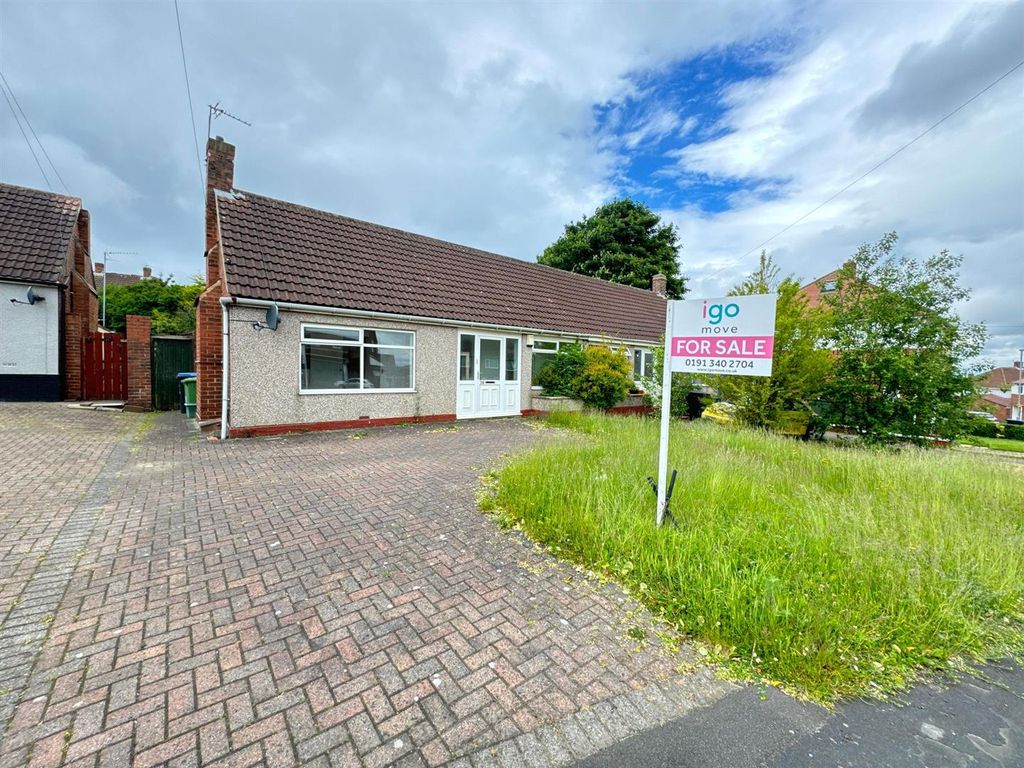 1 bed bungalow for sale in The Oval, West Cornforth, Ferryhill DL17, £