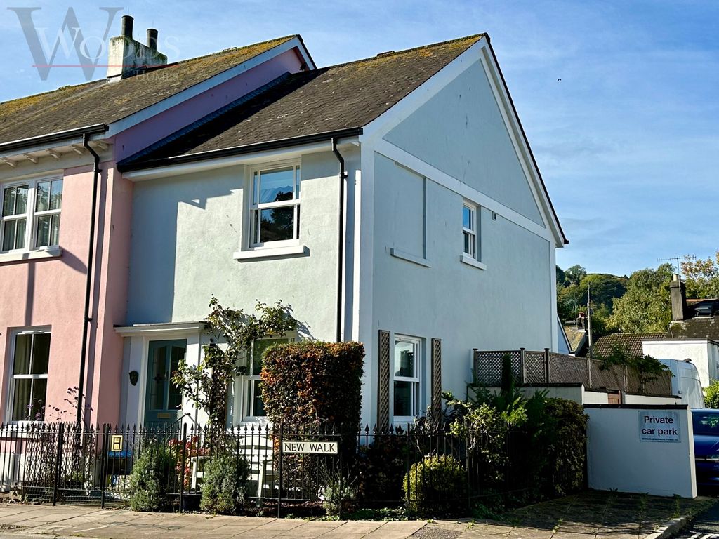 2 bed end terrace house for sale in New Walk, Totnes, Devon TQ9, £