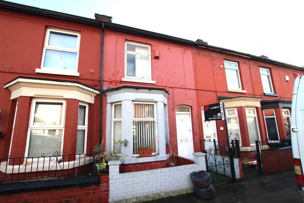 2 bed terraced house for sale in Kilburn Street, Litherland, Liverpool