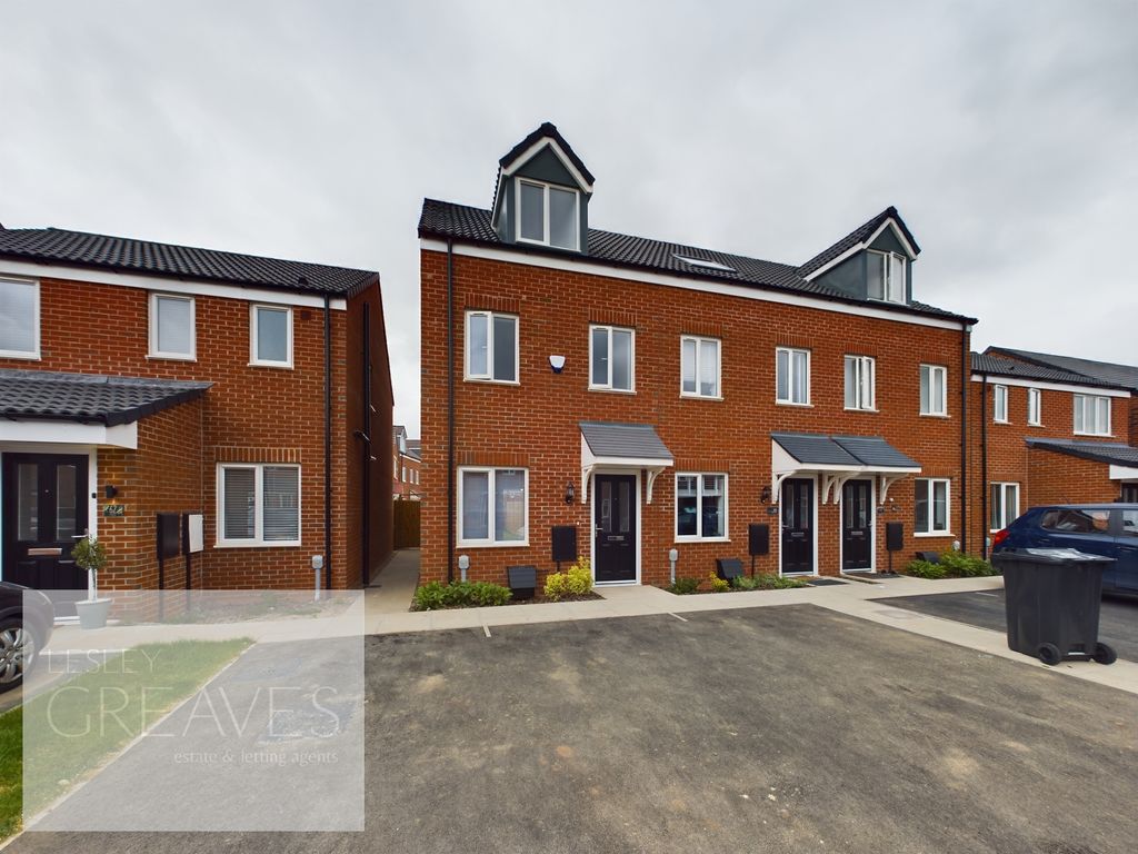 New home, 3 bed end terrace house for sale in Coot Way, Stoke Bardolph