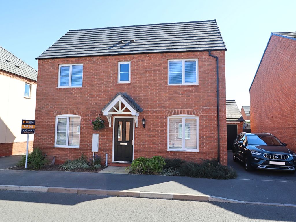 3 bed detached house for sale in Harrow Lane, Weddington, Nuneaton CV10 ...