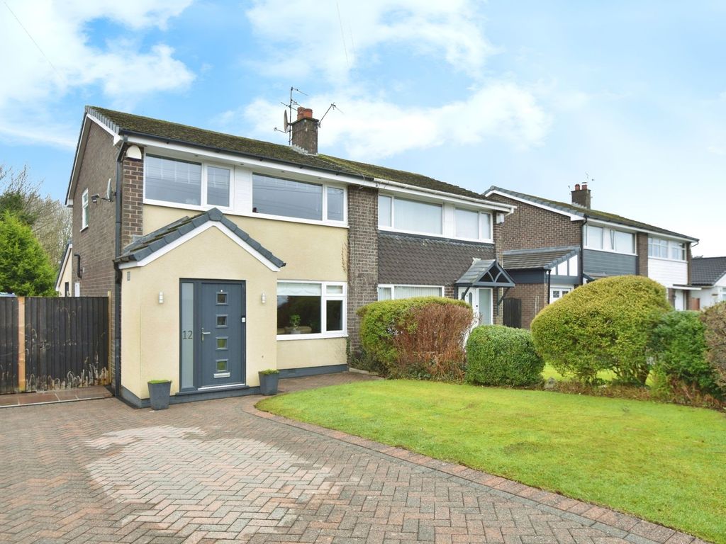 3 bed semidetached house for sale in Bramall Close, Bury BL9, £335,000