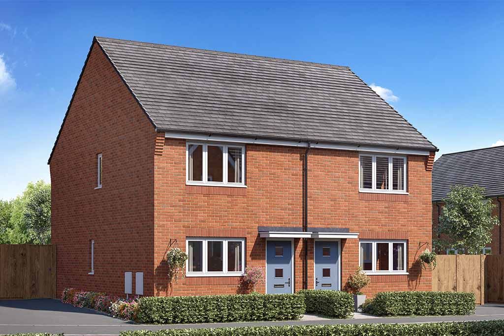 New home, 2 bed property for sale in "The Lawton" at Ashorne Close