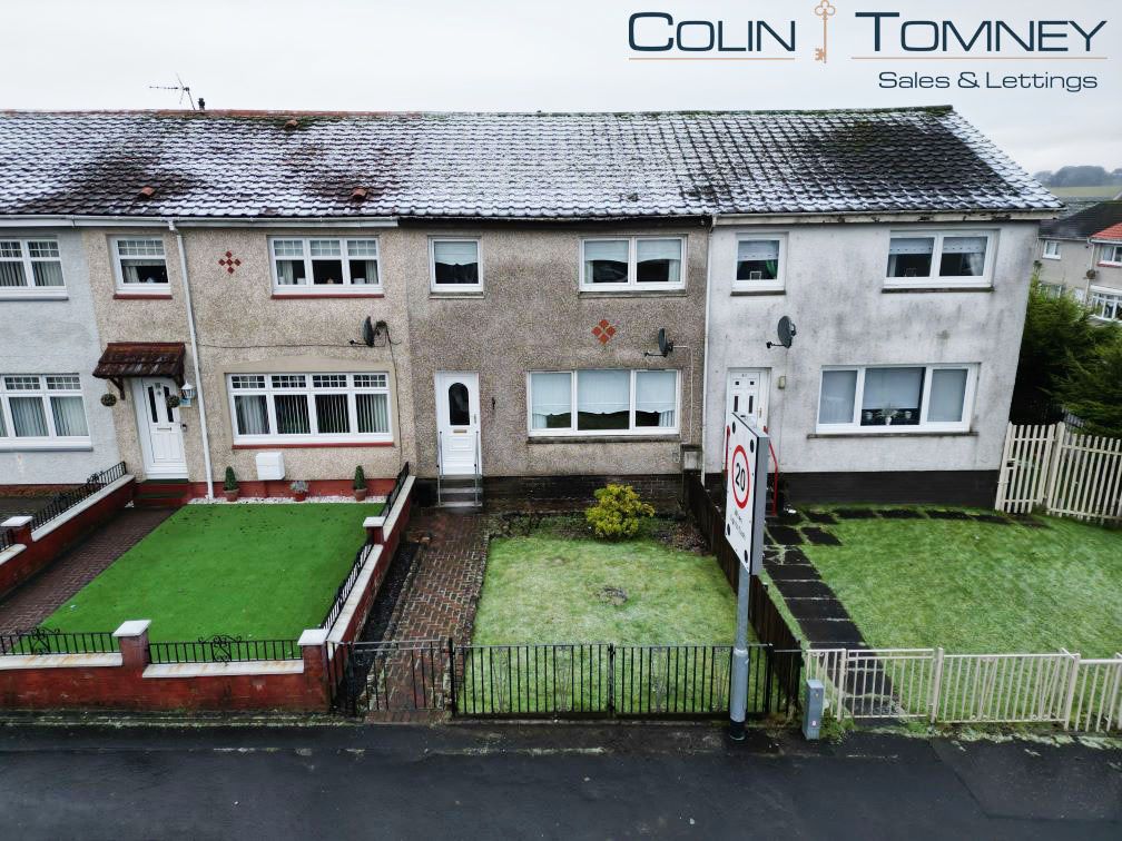 3 bed terraced house for sale in Bruce Street, Plains, Airdrie ML6, £