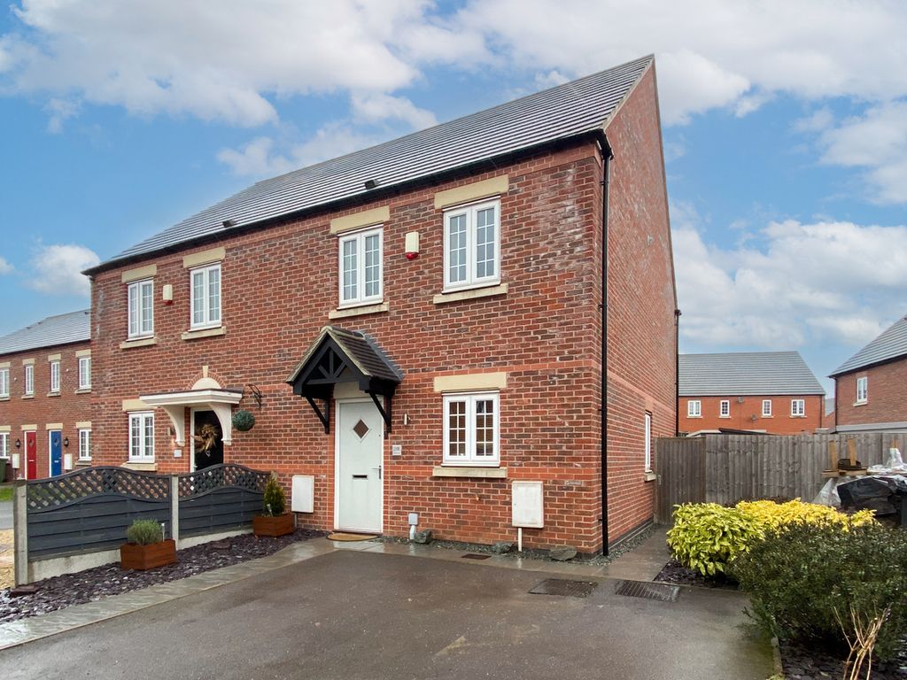 3 bed semidetached house for sale in Southfield Avenue, Sileby LE12