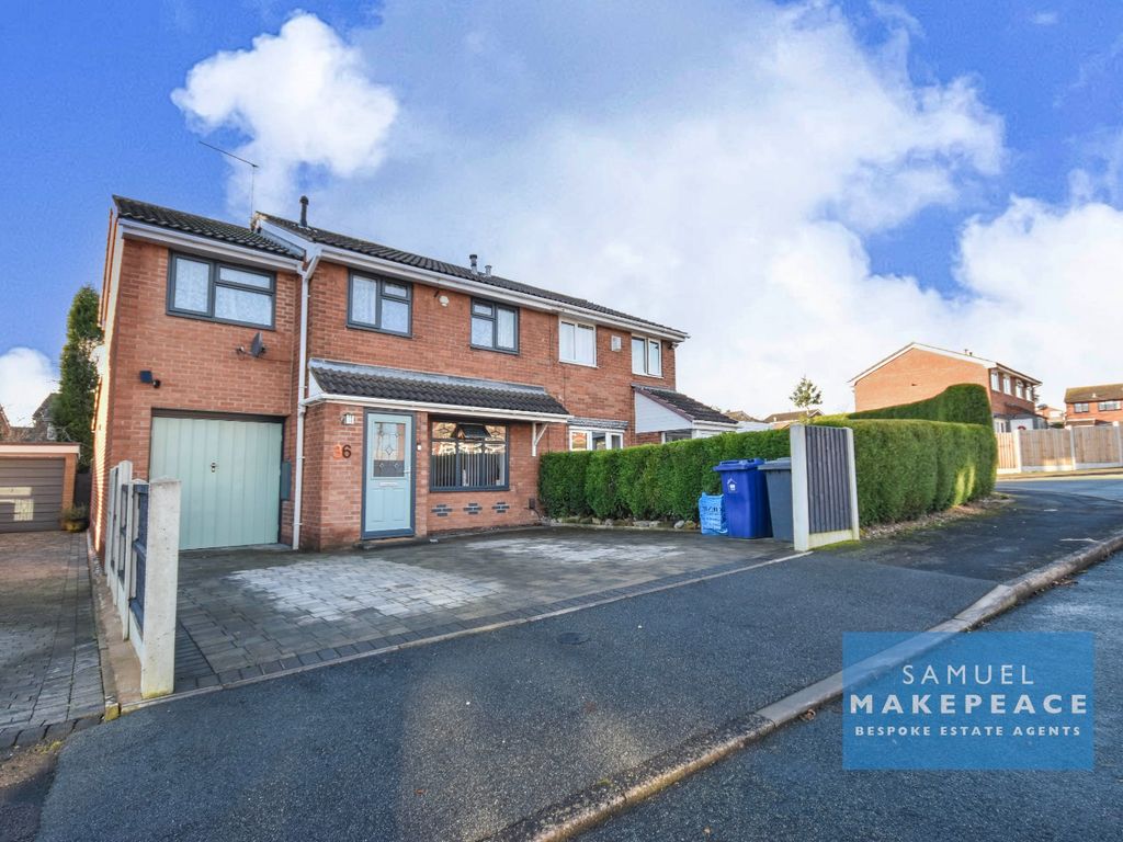 3 bed semidetached house for sale in Whitchurch Grove, Newcastle