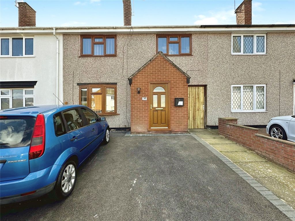 3 bed terraced house for sale in Keenan Drive, Bedworth, Warwickshire