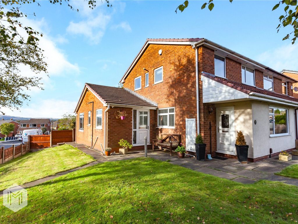 3 bed semidetached house for sale in Down Green Road, Harwood, Bolton