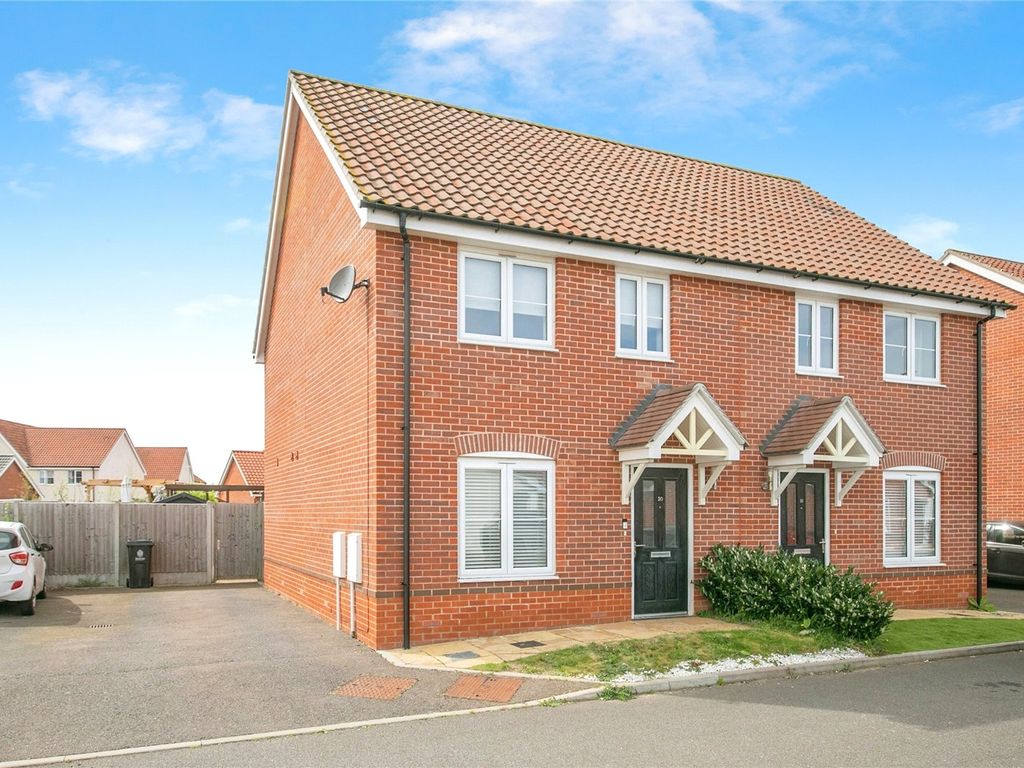 2 bed semidetached house for sale in Russet Way, Alresford, Colchester, Essex CO7, £280,000